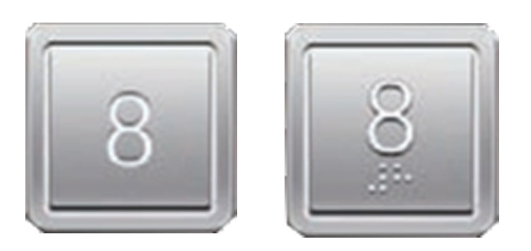 Square  Shape SS Button